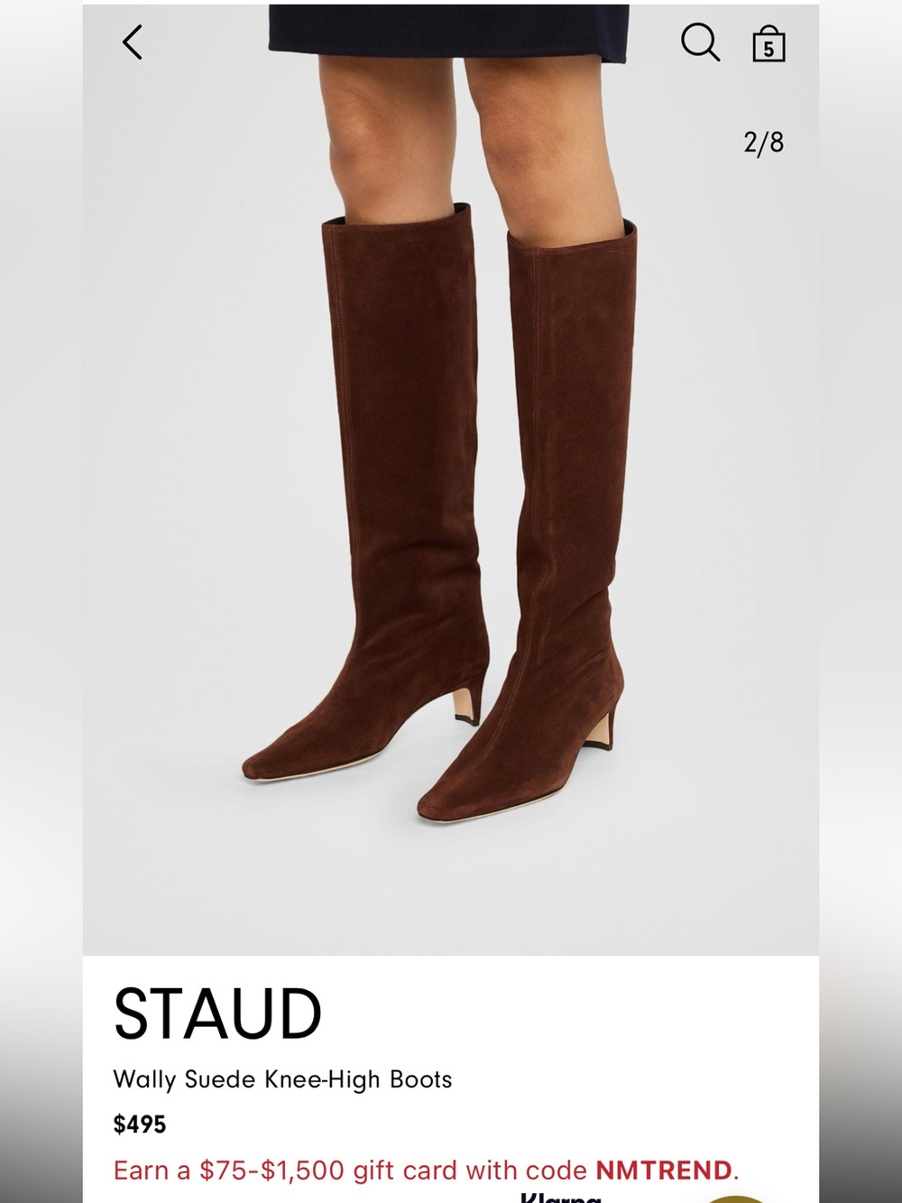 STAUD Knee High Boots (38)
